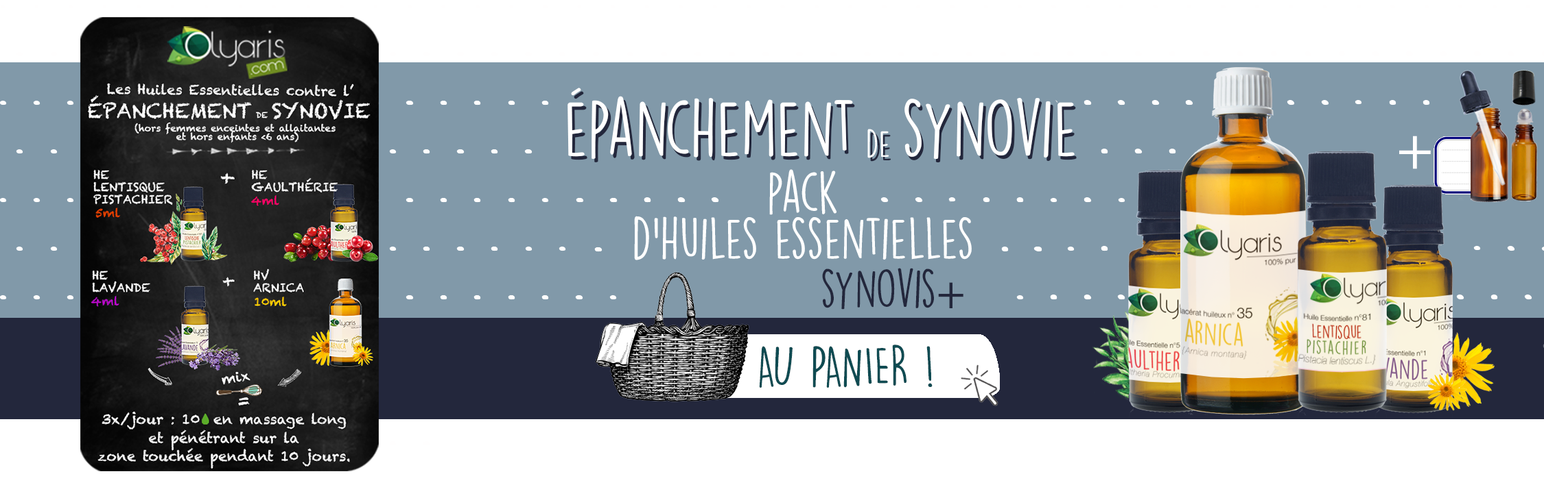 Épanchement de synovie : Les Huiles Essentielles à Utiliser par Olyaris